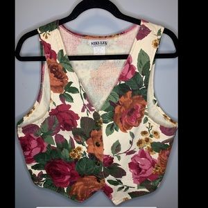 Vintage Niki-Lee Floral Vest